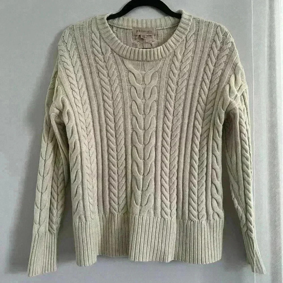 Philosophy Sweaters - Philosophy cream sweater